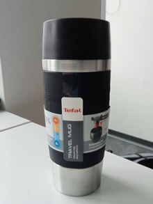 Термокружка TEFAL TRAVEL MUG 0.36 л черный (K3081114) отзыв 1