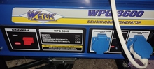 Генератор бензиновий WERK WPG3600 (63224) відгук 2