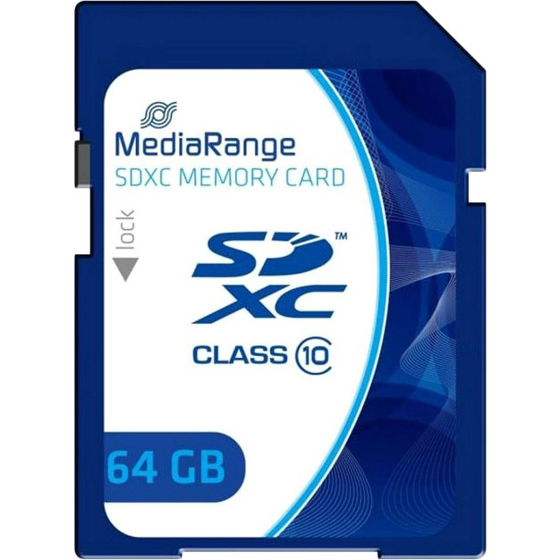 Карта пам'яті MEDIARANGE SDXC 64GB Class 10 (MR965)