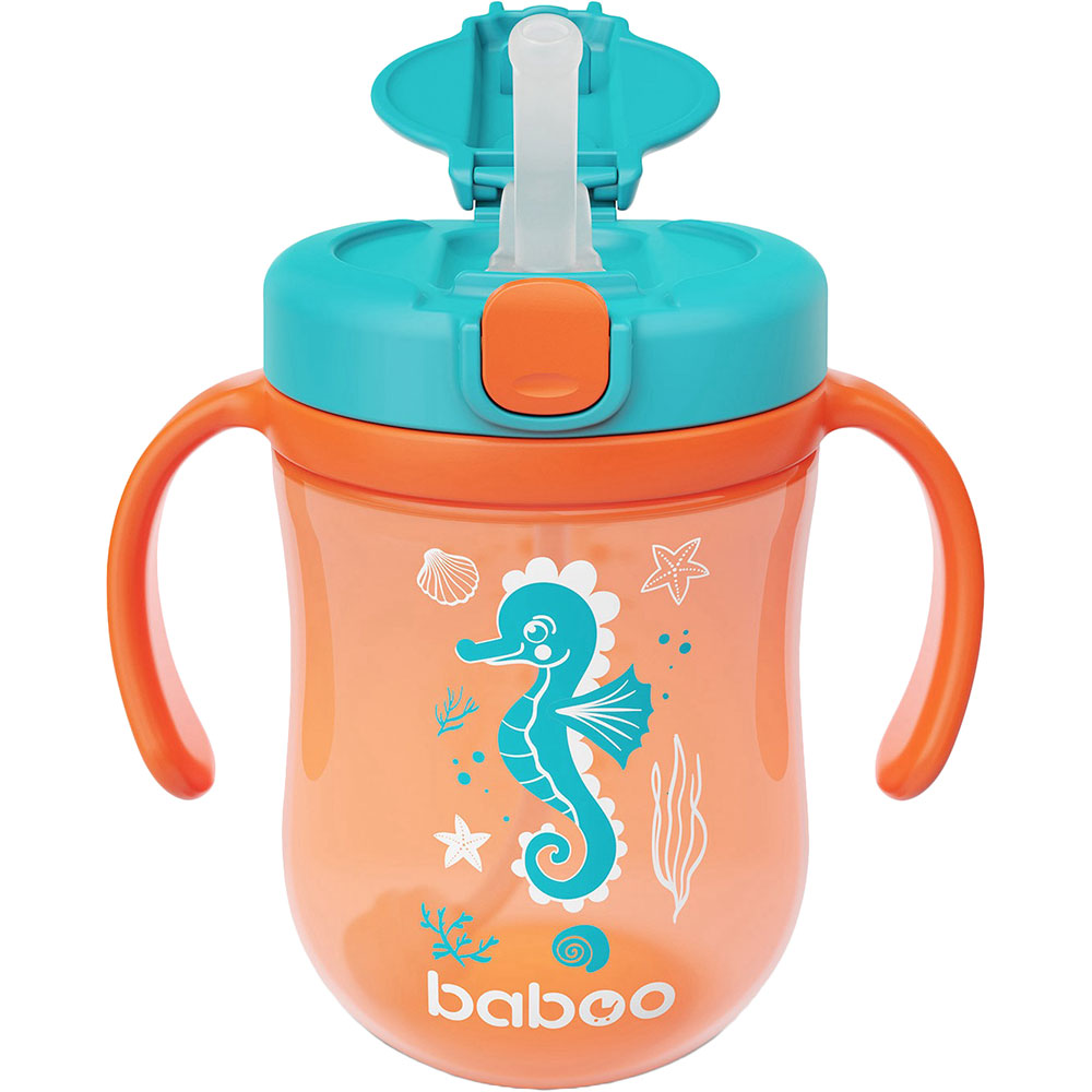 Поилка BABOO Marine 300 мл Orange (90601)