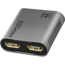 Спліттер Promate MediaSplit-C2 HDMI to 2xHDMI Silver (mediasplit-C2.silver)