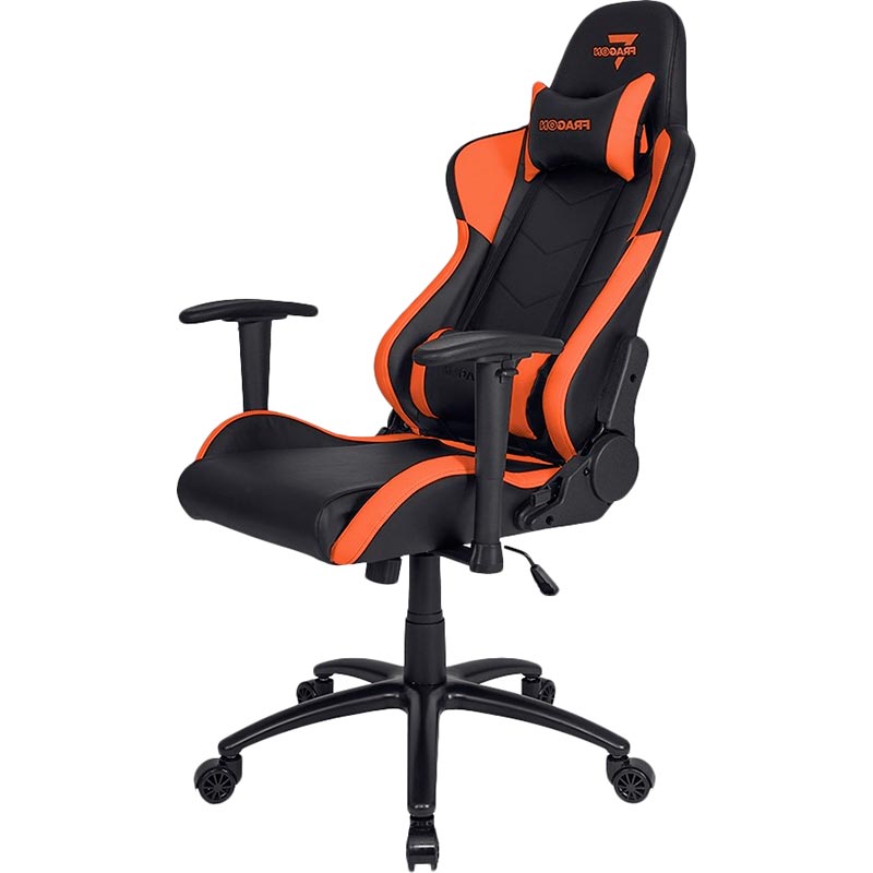 Кресло FRAGON 2X Series Orange/Black (FGLHF2BT2D1222OR1) Материал обивки кожзаменитель