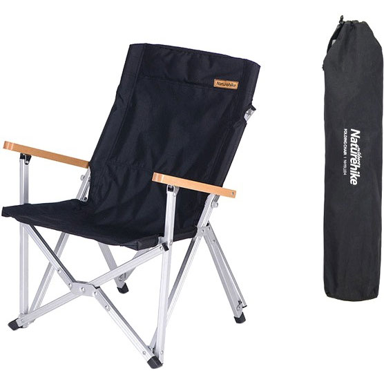 Кресло NATUREHIKE Shangye NH19JJ004 Black (6927595739297)