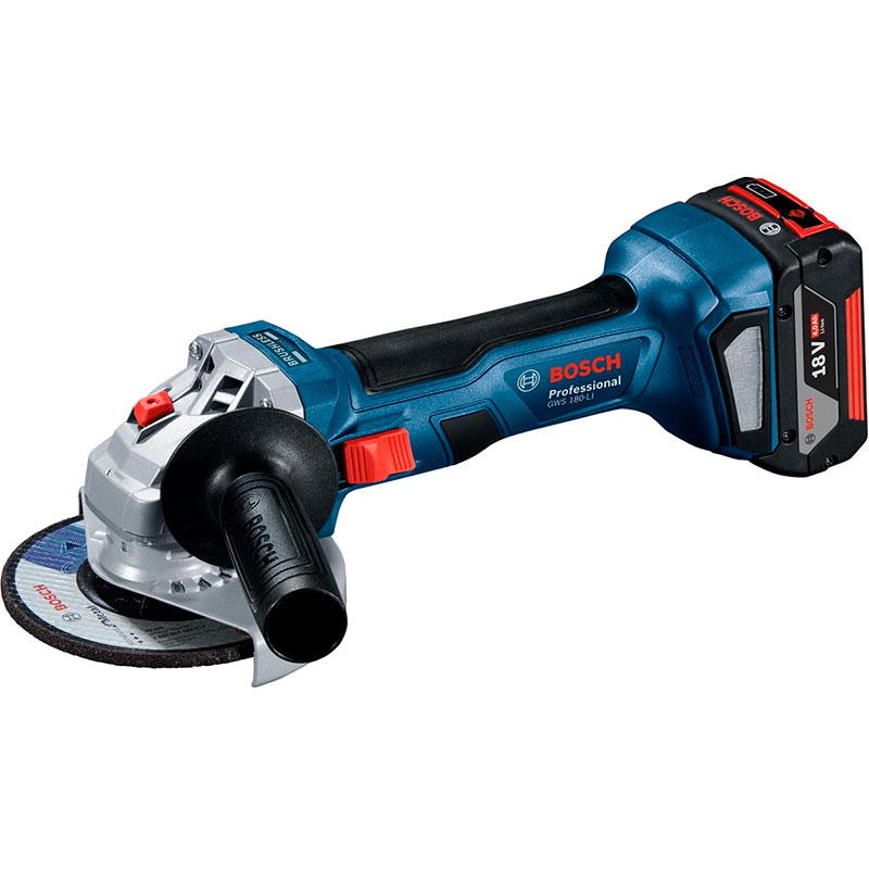 Шлифмашина угловая BOSCH GWS 180 (0.601.9H9.025) Шлифмашина угловая BOSCH GWS 180 (0.601.9H9.025)