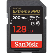 Купить в Запорожье - Карта памяти SanDisk Extreme Pro SD 128GB C10 UHS-I (SDSDXXD-128G-GN4IN)