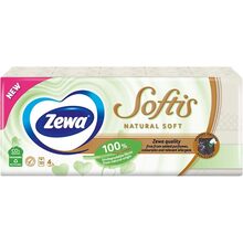 Носовки ZEWA Softis Natural Soft 10 х 9 шт (870033)