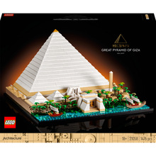 Конструктор LEGO Architecture Піраміда Хеопса 1476 деталей (21058)