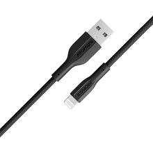 Кабель Promate xCord-Ai USB - Lightning 2А 1 м Black (xcord-ai.black)