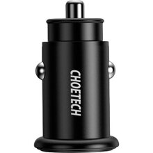 Автомобільний зарядний пристрій CHOETECH PD3.0 30w Fast Black (TC0006)