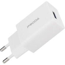 Мережевий зарядний пристрій PRODA PD-A43i USB 2.4A USB Lightning White (PD-A43i-WHT)