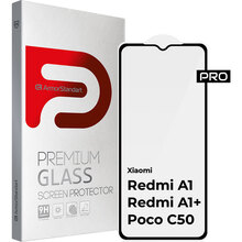 Защитное стекло ArmorStandart Pro для Xiaomi Redmi A1 / A1+ / Poco C50 Black (ARM62818)