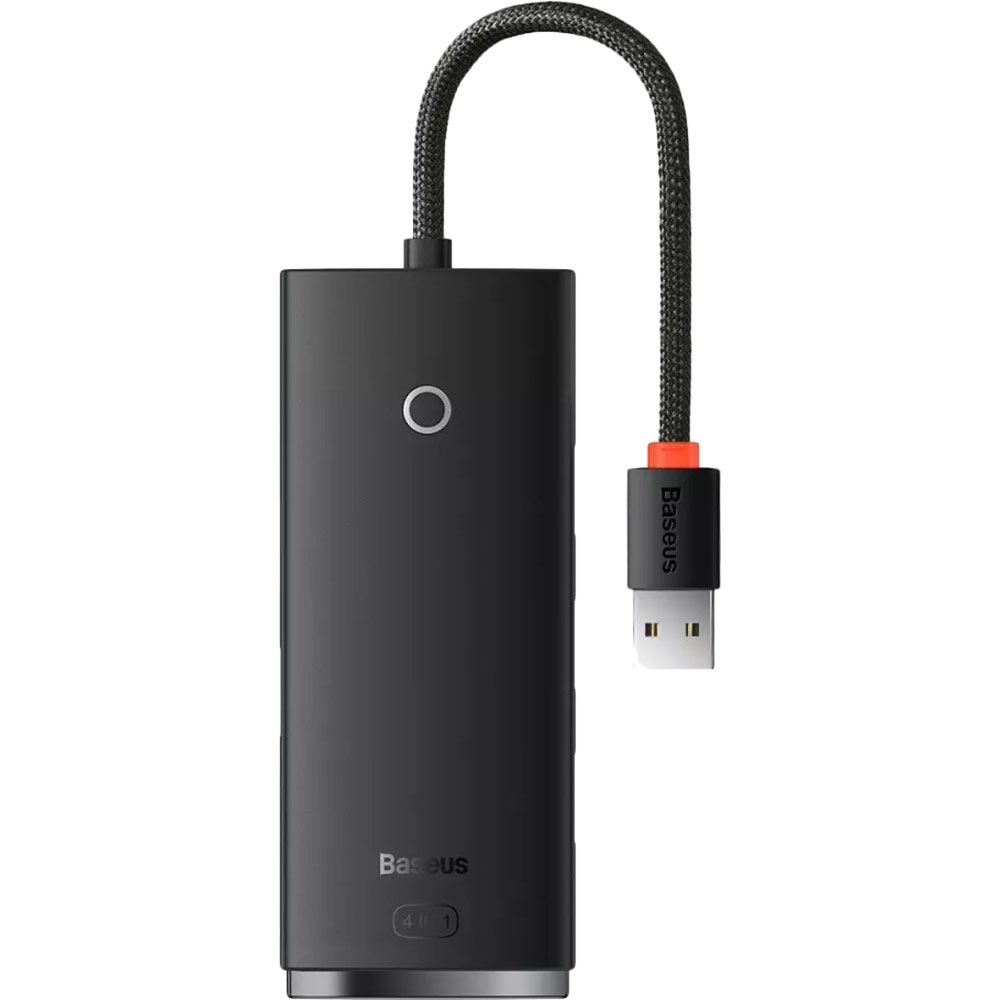 USB-хаб BASEUS Хаб Lite Series 4in1 Black 25 см (36720) USB-хаб BASEUS Хаб Lite Series 4in1 Black 25 см (36720)