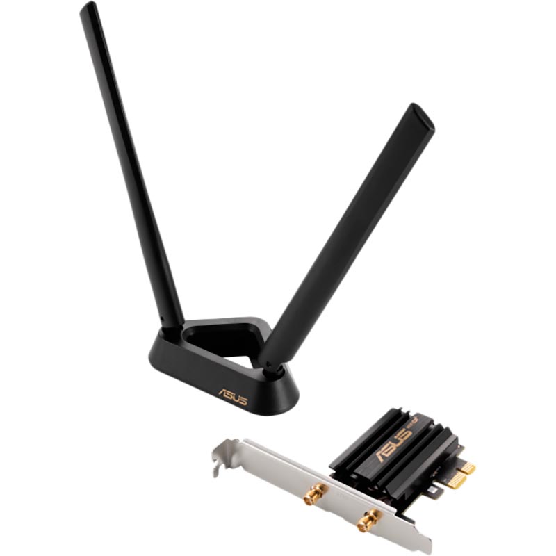 Антена Wi-Fi ASUS PCE-AXE59BT Bluetooth 5.2 PCI Express (90IG07I0-MO0B00)