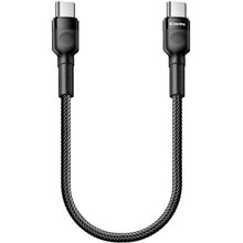 Кабель COLORWAY USB Type-C - USB Type-C 3.0А 30 cм Black (CW-CBPDCC054-BK)