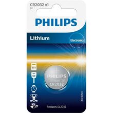 Батарейка Philips CR 2032 BLI 1 Lithium 1 шт. (CR2032/01B)