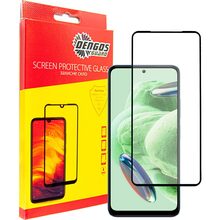 Защитное стекло DENGOS Glass Full Glue для Xiaomi Redmi Note 12 5G Black (TGFG-308)