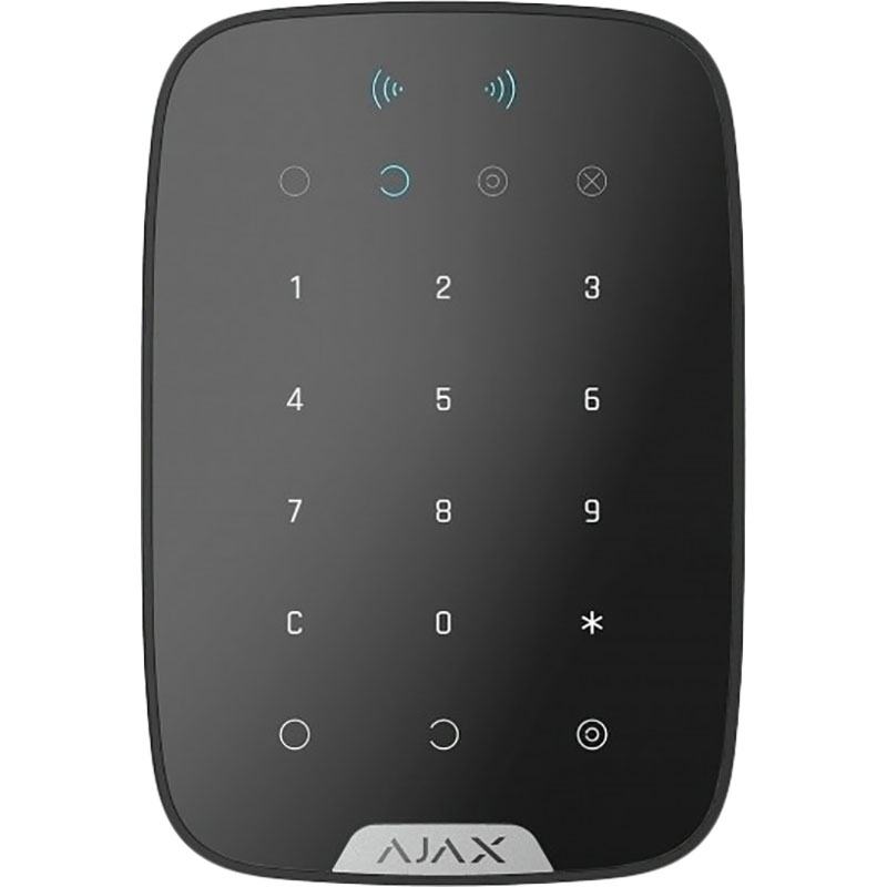 Беспроводная сенсорная клавиатура AJAX Keypad Plus Black (000023069)