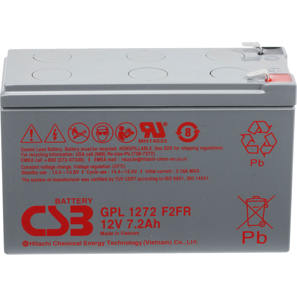 Аккумулятор CSB 12V 7.2A (GPL1272)