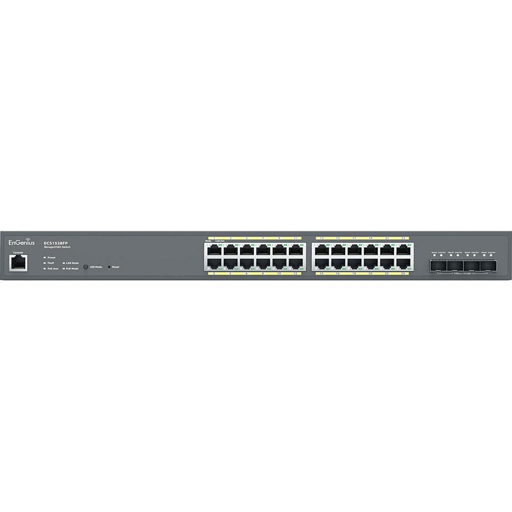 Коммутатор ENGENIUS ECS1528FP SFP+ L2+ 410W Cloud