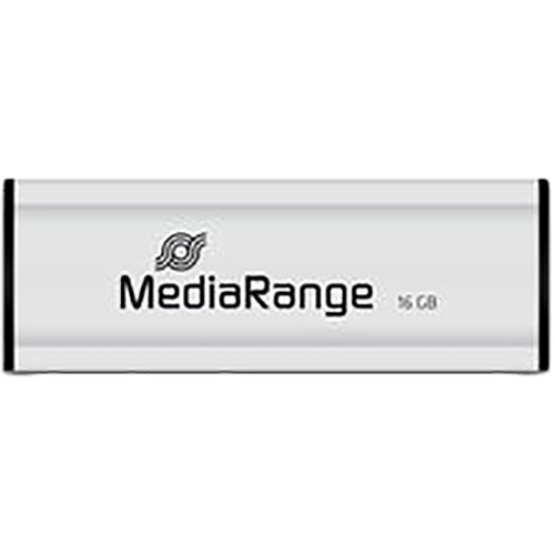 Флеш-драйв MEDIARANGE 16GB USB 3.0 Black/Silver (MR915)