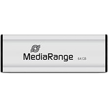 Флеш-драйв MEDIARANGE 64GB USB 3.0 Black/Silver (MR917)