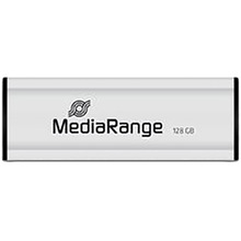 Флеш-драйв MEDIARANGE 128GB USB 3.0 Black/Silver (MR918)