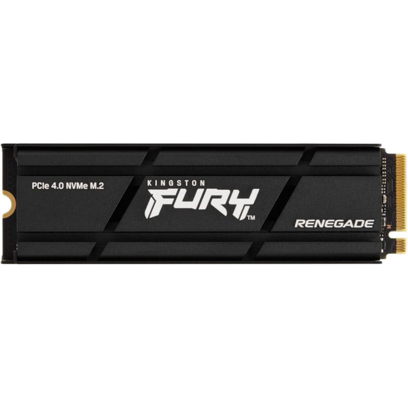 SSD накопитель Kingston FURY Renegade with Heatsink 1TB NVMe M.2 2280 PCIe 4.0 x4 3D NAND TLC (SFYRSK/1000G) SSD накопитель Kingston FURY Renegade with Heatsink 1TB NVMe M.2 2280 PCIe 4.0 x4 3D NAND TLC (SFYRSK/1000G)