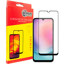 Захисне скло DENGOS Glass Full Glue для Samsung Galaxy M34 5G Black (TGFG-310)