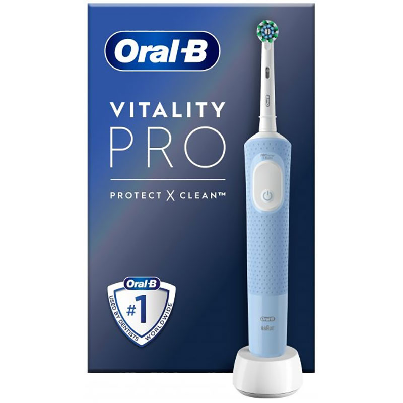 Зубна щітка ORAL-B BRAUN Vitality Pro Protect X Clean Blue (4210201446453) Зубна щітка ORAL-B BRAUN Vitality Pro Protect X Clean Blue (4210201446453) Тип електрична зубна щітка