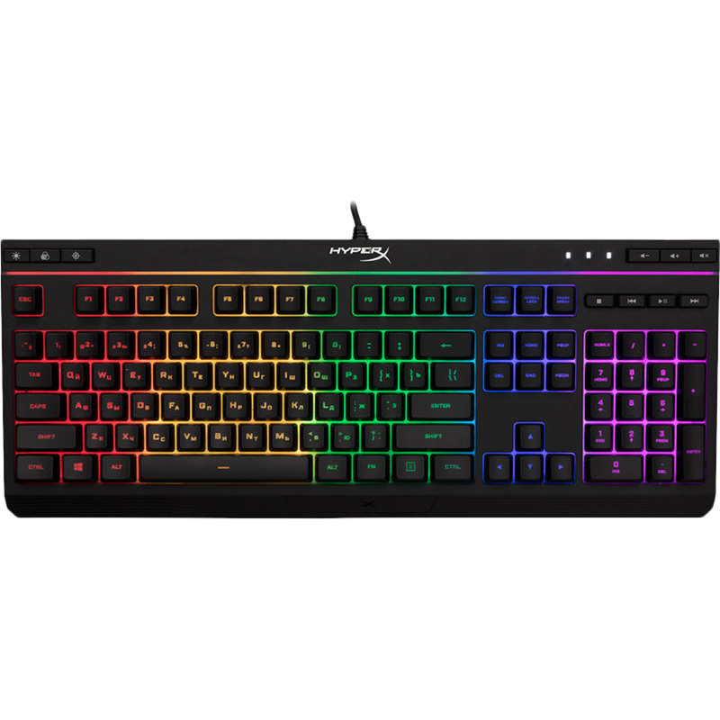 Клавіатура HYPERX Alloy Core RGB ENG/UA Black (4P4F5AA) Клавіатура HYPERX Alloy Core RGB ENG/UA Black (4P4F5AA)