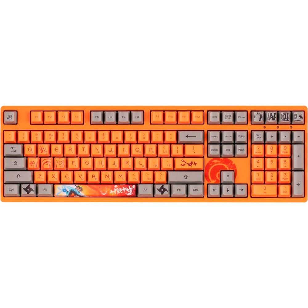 Клавиатура AKKO 3108 V2 Naruto CS Pink V2 Orange (6925758683456)