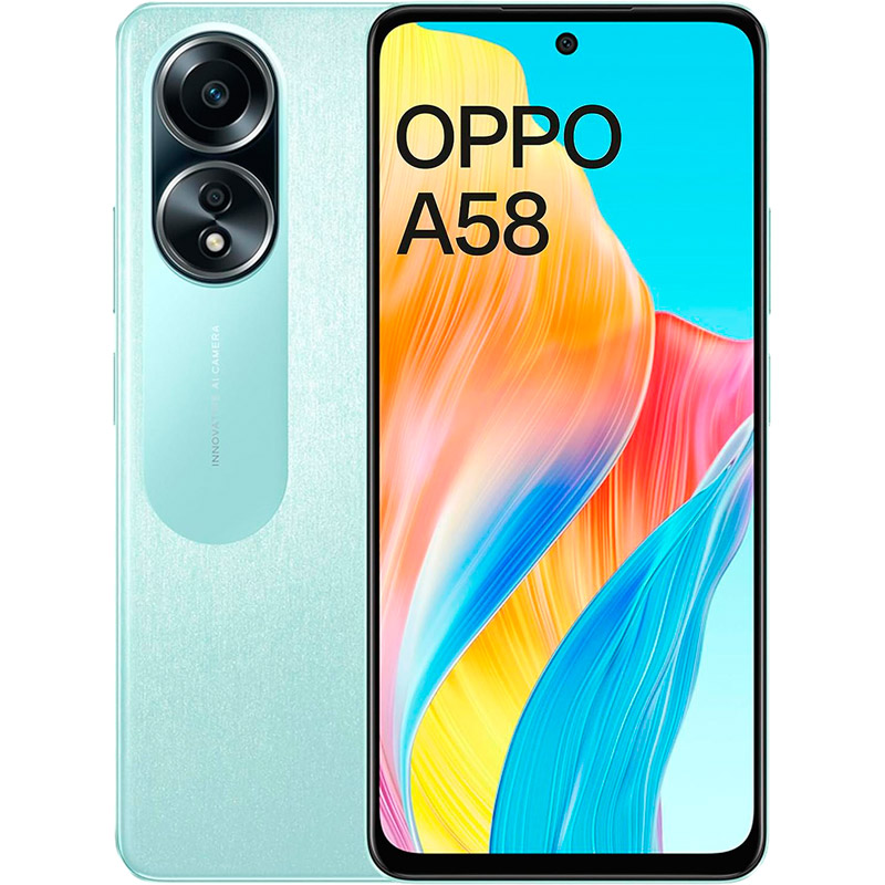 Смартфон OPPO A58 8/128GB Dual Sim Dazzling Green (CPH2577)