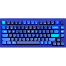 Клавиатура Keychron Q1 QMK RGB Gateron G PRO Red Hot-Swap Knob Navy Blue (Q1O1_KEYCHRON)