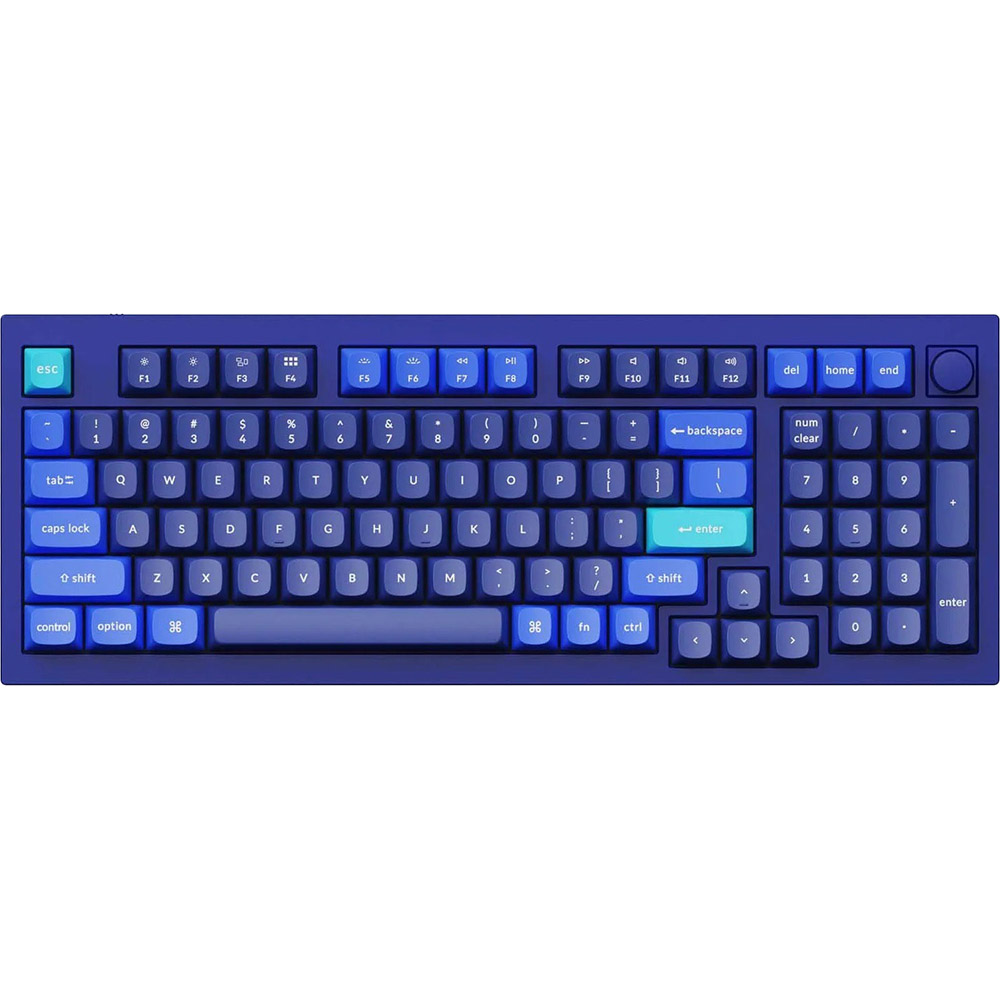 Клавиатура Keychron Q5 100 Key QMK Gateron G PRO Brown Hot-Swap RGB Knob USB Blue (Q5O3Z_KEYCHRON)