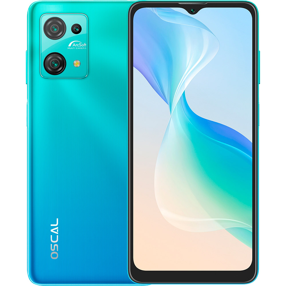 OSCAL C30 4/32GB Dual Sim Streaming Green купить в Киеве ➦ лучшая цена в  Фокстрот по всей Украине: Харьков, Днепр, Одесса, Николаев, Запорожье