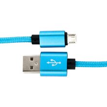 Кабель Dengos USB 2.0 AM - micro-USB 1 м Blue (NTK-M-MT-BLUE)