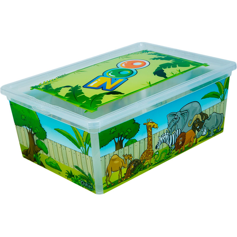 Контейнер для зберігання QUTU Light Box ZOO 25 л