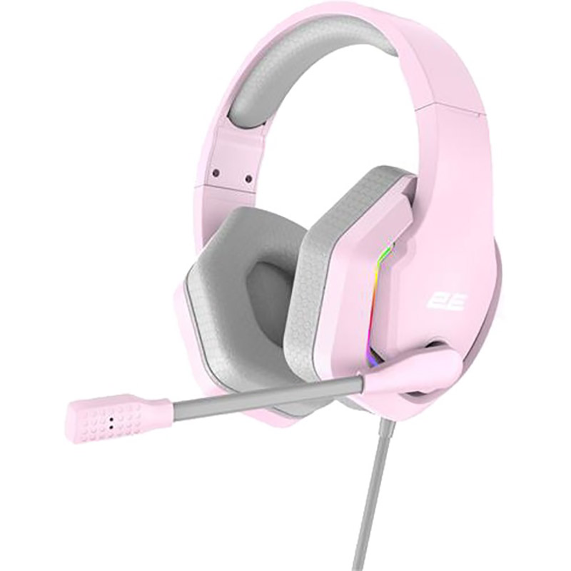 Гарнітура 2E GAMING HG315 RGB USB 7.1 Pink (2E-HG315PK-7.1)