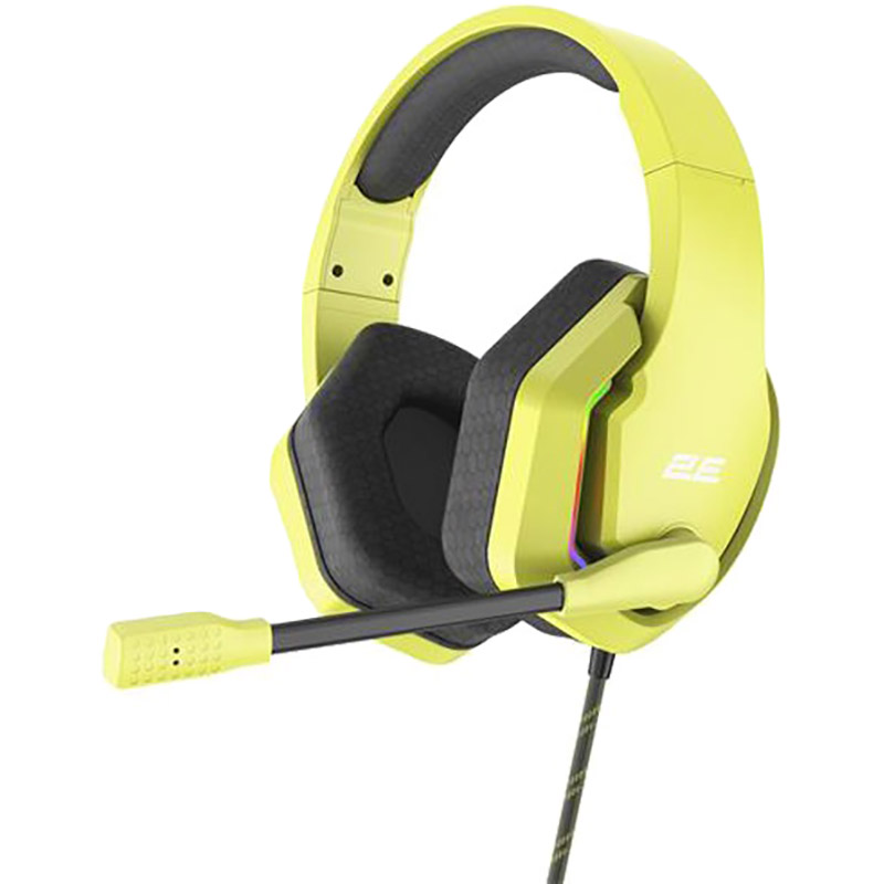 Гарнітура 2E GAMING HG315 RGB USB 7.1 Yellow (2E-HG315YW-7.1)