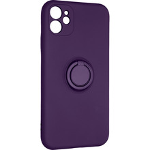 Чохол ArmorStandart Icon Ring для Apple iPhone 11 Dark Purple (ARM68646)