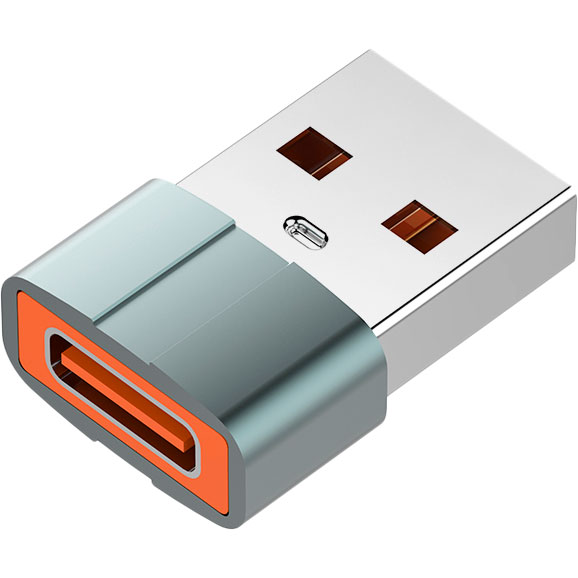 Переходник COLORWAY Type-C to USB-A Grey (CW-AD-CA) Тип USB - USB Type-С