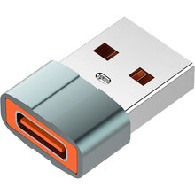 Переходник COLORWAY Type-C to USB-A Grey (CW-AD-CA)
