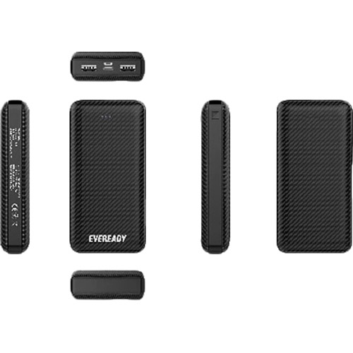 Powerbank Energizer Eveready 20000 mAh Black (PX20B) Комплектація  кабель USB Type-А/micro-USB; Посібник користувача