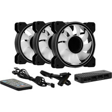 Днепр - Набор кулеров корпусных AEROCOOL Mirage 12 ARGB Pro (ACF3-MR10227.11), 120х120х25 мм