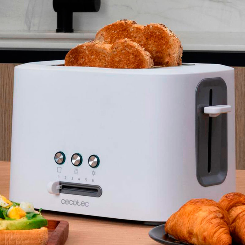 Тостер CECOTEC Toast&Taste 9000 Double White (CCTC-03188) Количество отделений 2