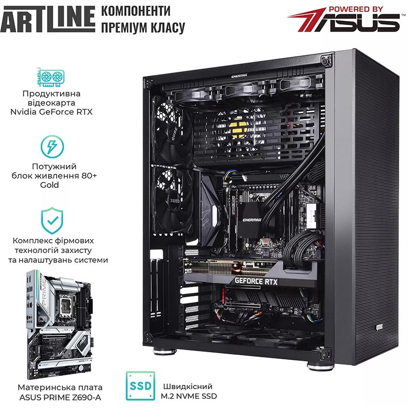 Комп'ютер ARTLINE WorkStation W99v59Win Модель процесора 13900KF