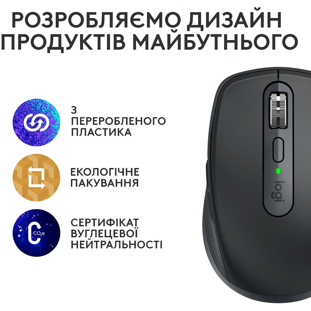 Внешний вид Мышь LOGITECH MX Anywhere 3S Bluetooth Graphite (910-006929)