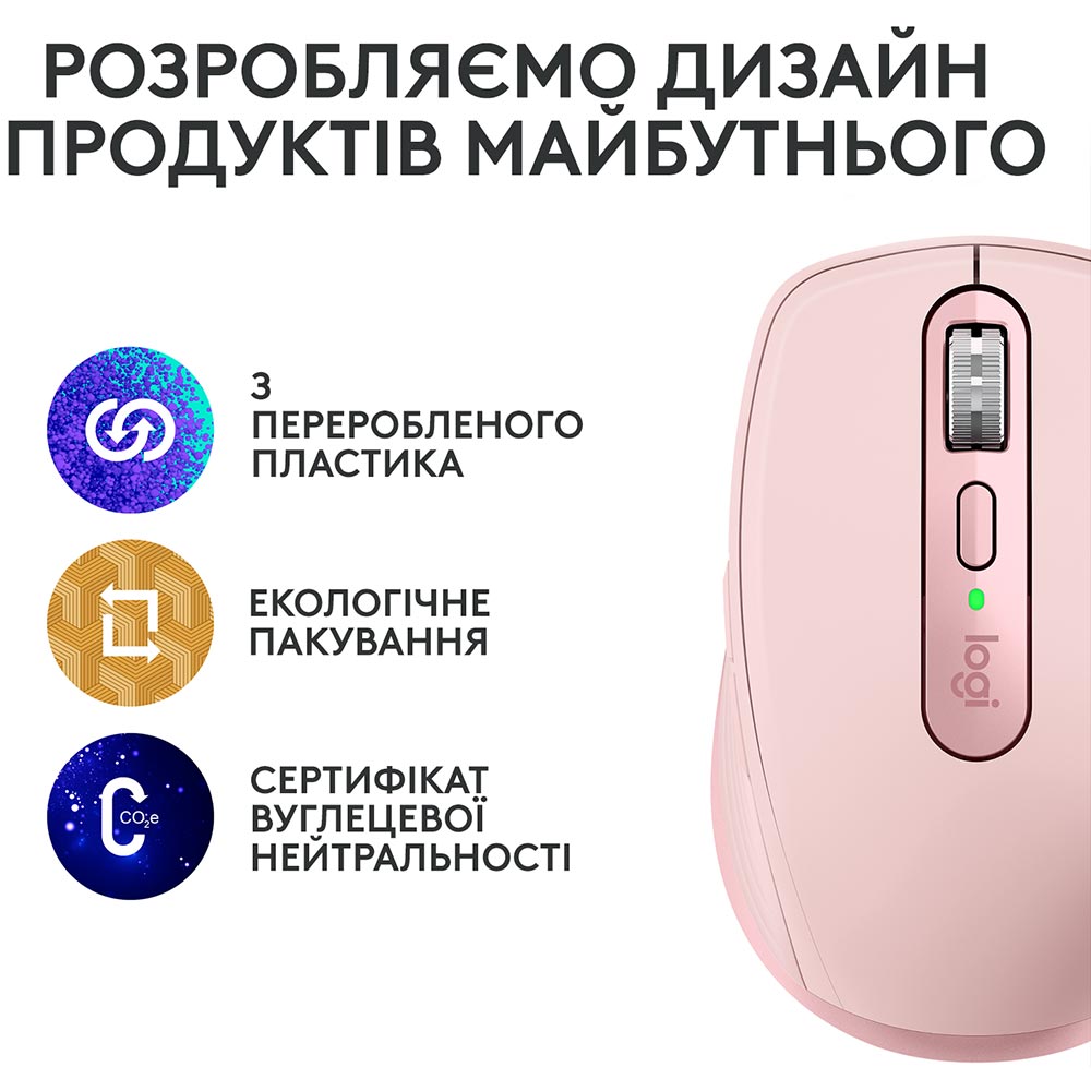 Покупка Миша LOGITECH MX Anywhere 3S Bluetooth Rose (910-006931)