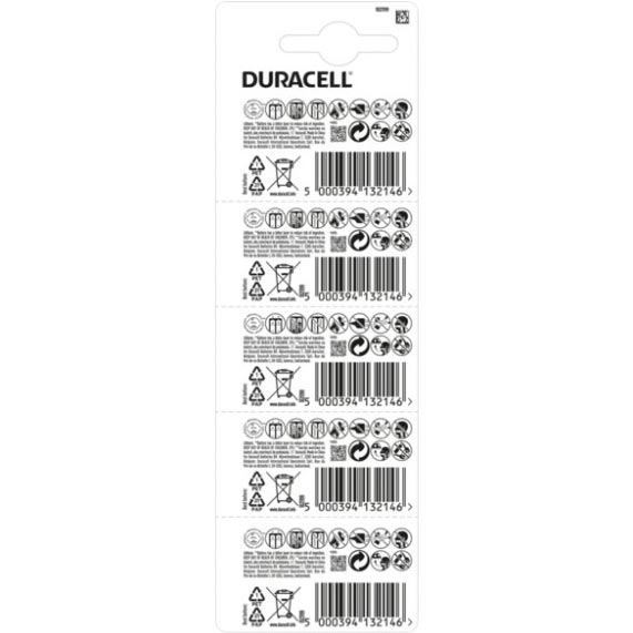 Батарейки Duracell CR 2025/DL 2025 літієві (5010980) 5 шт Електрохімічна система літієва (C)