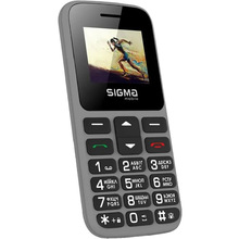 Мобільний телефон SIGMA Comfort 50 Hit Dual Sim Grey (4827798120927)